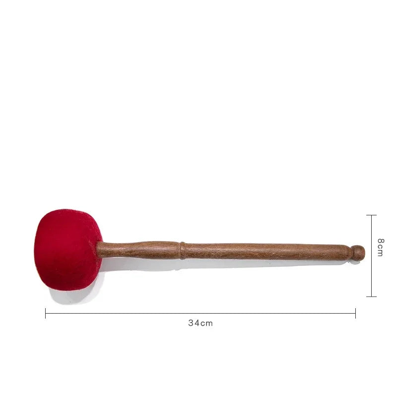 Yoga Singing Bowl Leather Stick Wool Felt Hammer Hammered Chakra Meditation Tibetan Bowl Leather Mallet Home Decor