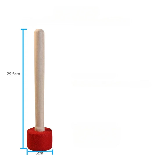 Yoga Singing Bowl Leather Stick Wool Felt Hammer Hammered Chakra Meditation Tibetan Bowl Leather Mallet Home Decor