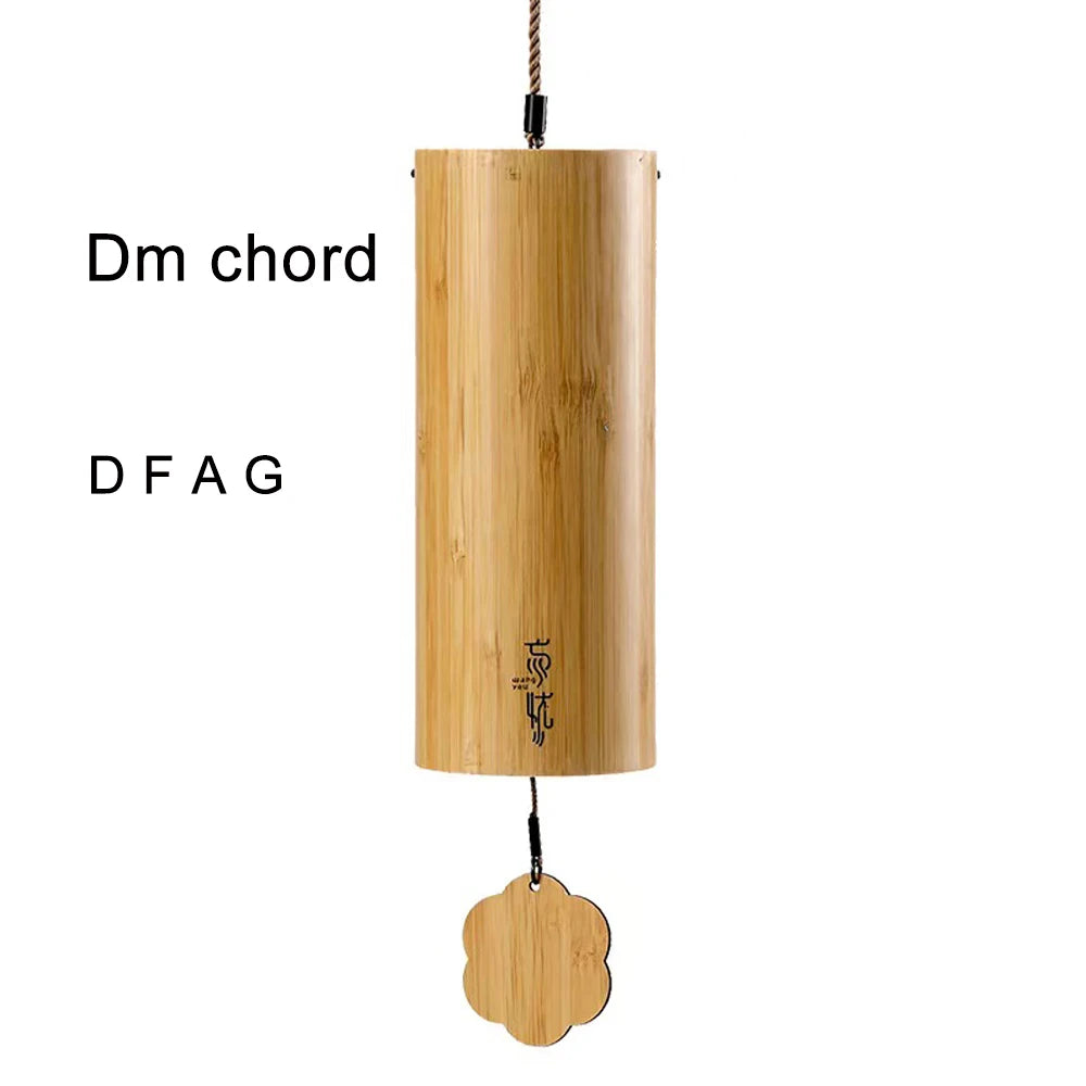 Wind Chimes Bamboo Chord Handmade Musical Windchime Outdoor Garden Patio Home Decor Meditation Bell Yoga Sound Healing Gifts