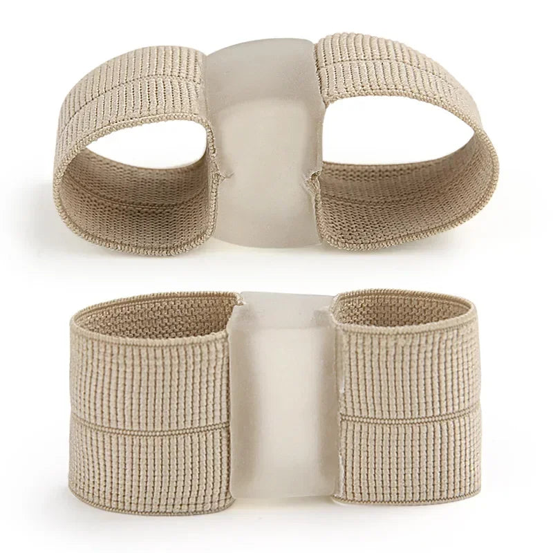 1/2Pc Two Toe Separator Hallux Valgus Bunion Corrector Orthotics Feet Bone Thumb Adjuster Correction Pedicure Feet Straightener