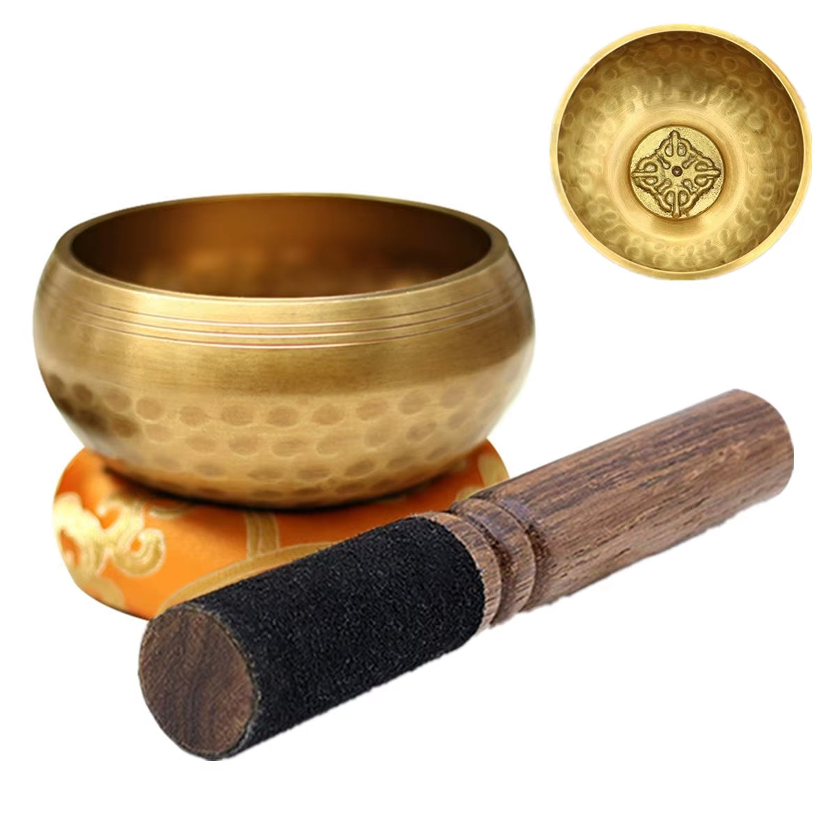 Mini Singing Bowl Nepal Handmade Tibetan Buddha Thumb Sound Bowl Music Meditation Yoga Religious Supplies Stress Relief