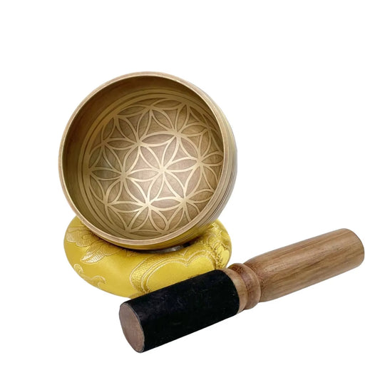 Mini Singing Bowl Nepal Handmade Tibetan Buddha Thumb Sound Bowl Music Meditation Yoga Religious Supplies Stress Relief