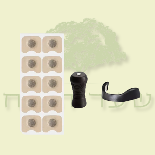 קשת מגנטית להרחבת מעבר האויר בנחיריים