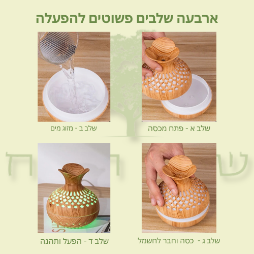 מטהר אויר מיני דמוי עץ