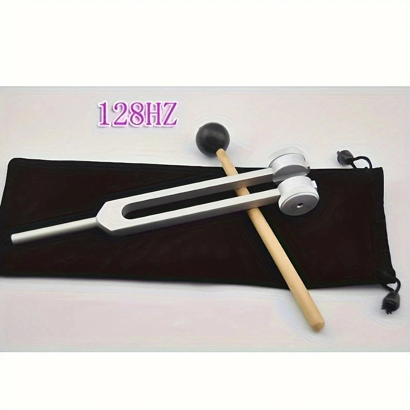 128/256/512Hz Tuning Fork Set Weighted Bio-Acoustic Tuning Fork for Healing Chakra,Sound Therapy Reliever Stress System Testing