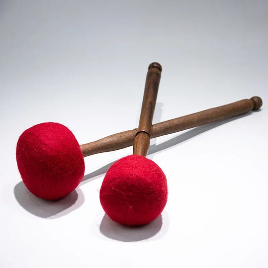 Yoga Singing Bowl Leather Stick Wool Felt Hammer Hammered Chakra Meditation Tibetan Bowl Leather Mallet Home Decor