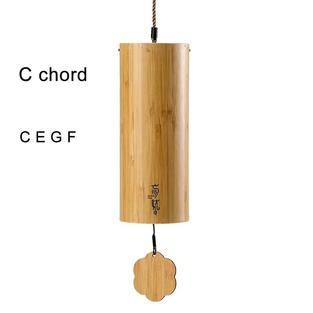 Wind Chimes Bamboo Chord Handmade Musical Windchime Outdoor Garden Patio Home Decor Meditation Bell Yoga Sound Healing Gifts