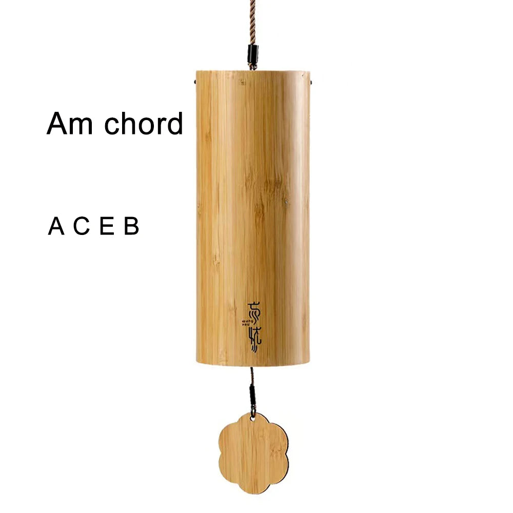 Wind Chimes Bamboo Chord Handmade Musical Windchime Outdoor Garden Patio Home Decor Meditation Bell Yoga Sound Healing Gifts