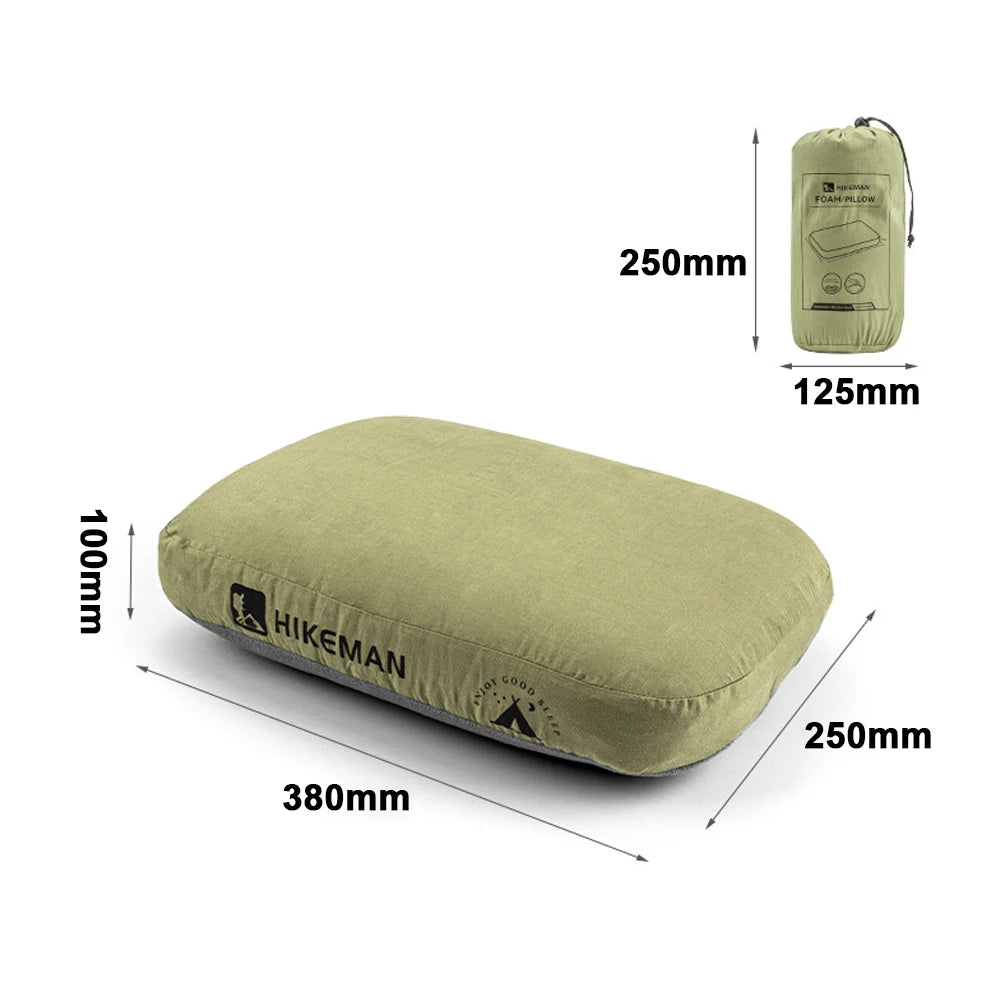 Soft Slow Rebound Memory Foam Pillow Outdoor Camping Traveling Cervical Pillow Portable Noonbreak Pillow Neck Support Pillow