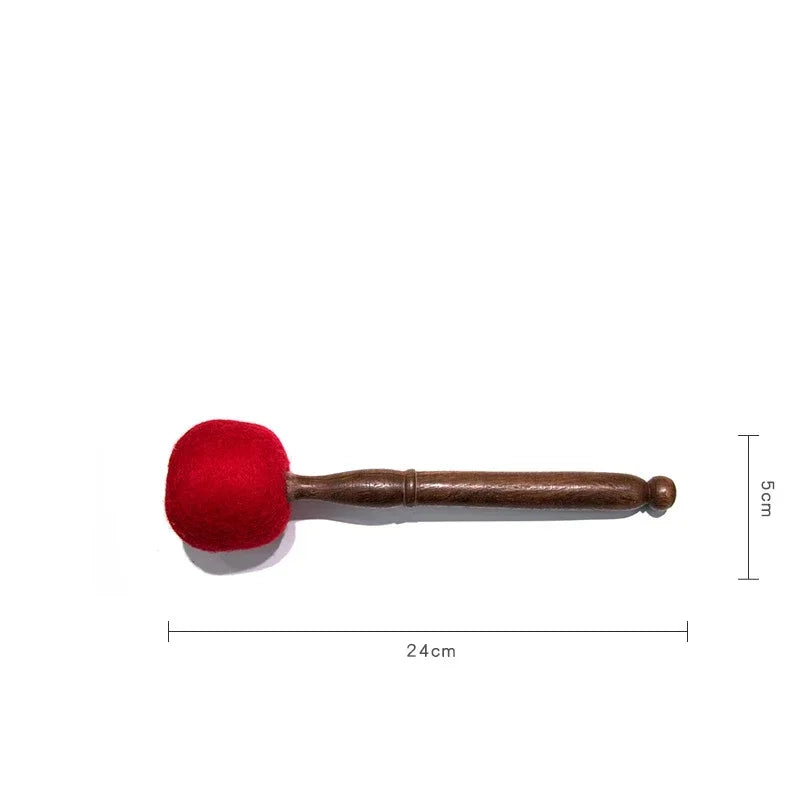 Yoga Singing Bowl Leather Stick Wool Felt Hammer Hammered Chakra Meditation Tibetan Bowl Leather Mallet Home Decor