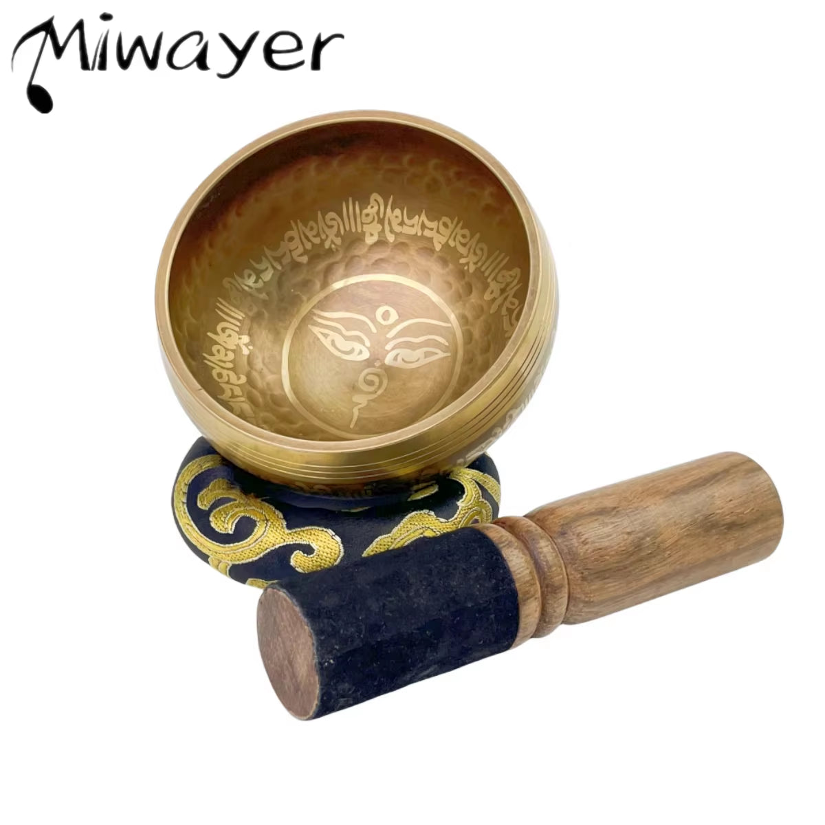 Mini Singing Bowl Nepal Handmade Tibetan Buddha Thumb Sound Bowl Music Meditation Yoga Religious Supplies Stress Relief